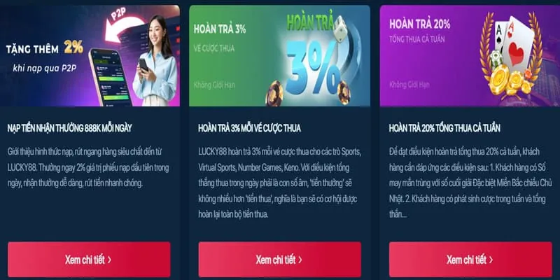 Biểu ngữ ưu đãi đặc biệt cho các sự kiện thể thao lớn tại U888